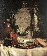 BRAY, Joseph de Still-life in Praise of the Pickled Herring df oil painting